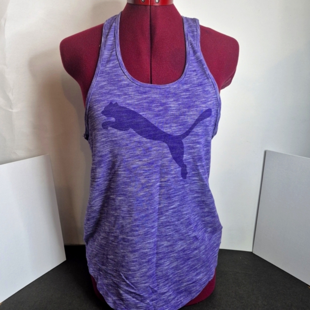Puma Women's Heathered Purple Tank Top